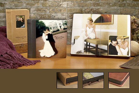 Album Covers with Mounted Photos by Zookbinders