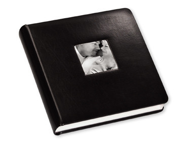 Renaissance Black Silver Cameo Album