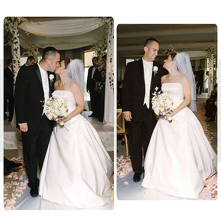 26-Kiss Couple by Chuppah